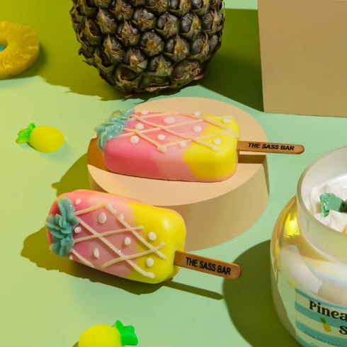 The Sass Bar Pineapple Sunrise Popsicle Soap